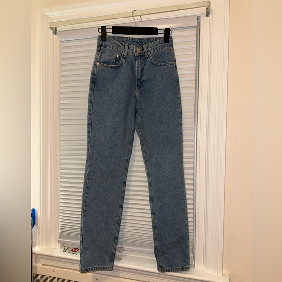 RAGGED high waisted slim mom jeans - Picture 2 of 4